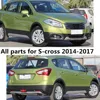 스즈키 S-Cross sccross SX4 2014 2015 2016 2017 후면 범퍼 커버 라이센스 프레임 램프 패널 트렁크 ABS/스테인레스 스틸 트림 6