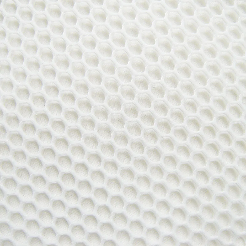 French Honeycomb Mesh Fabric for Sewing Cloth, Black Hexagon, High Quality, White Net, Knitted T-Show Apparel, Classic, 1 Yard