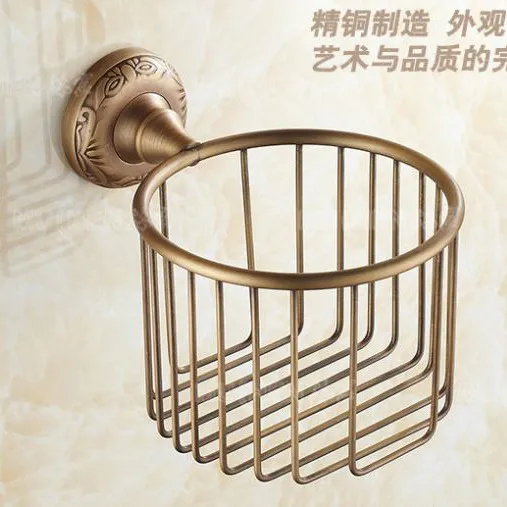 

basket antique paper holder