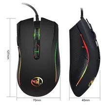Gaming Mouse RGB 7 Colors Ergonomic #5