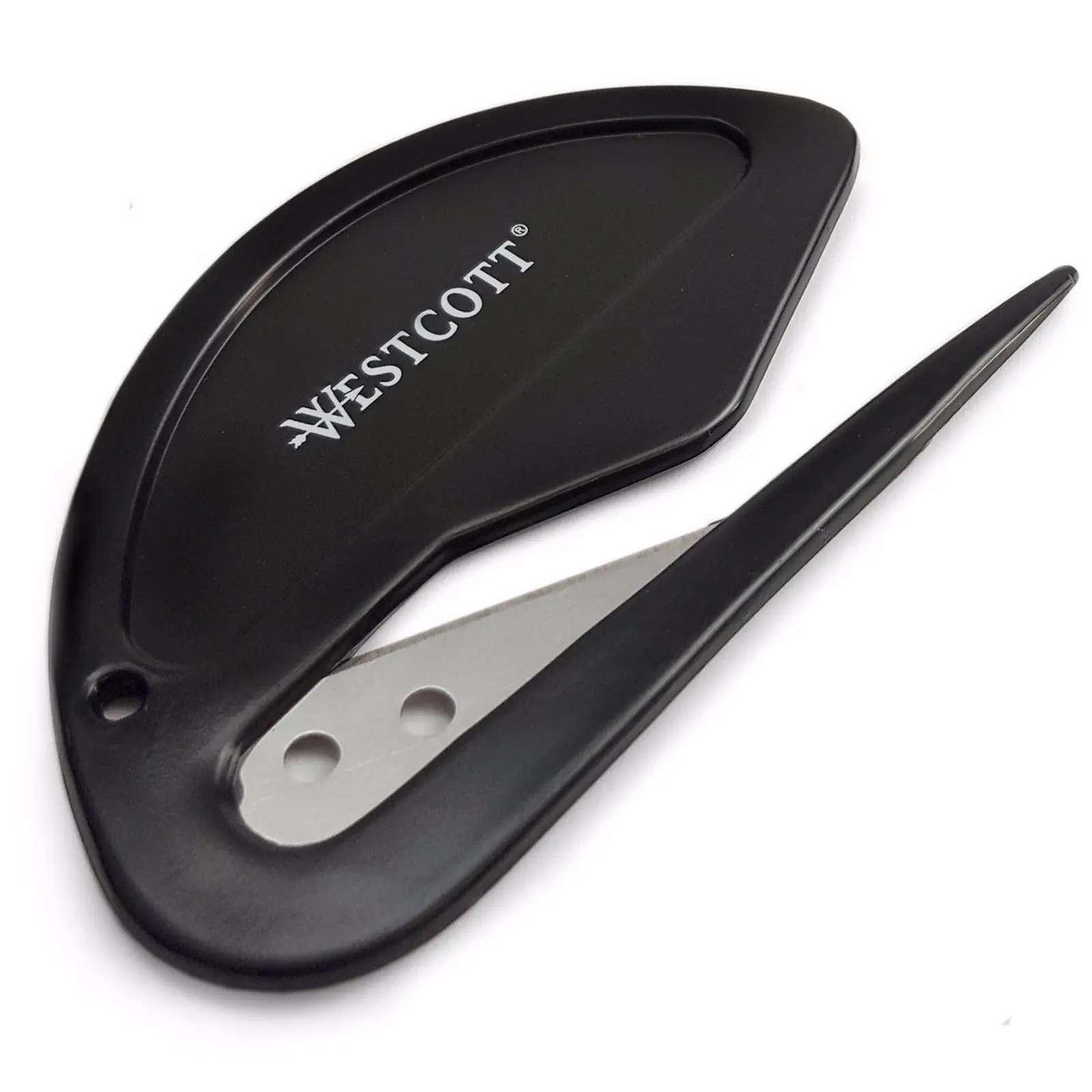 10Pcs/Lot Plastic Mini Letter Mail Envelope Opener Safety Paper Guarded Cutter Blade Office Equipment Letter Opener Random Color