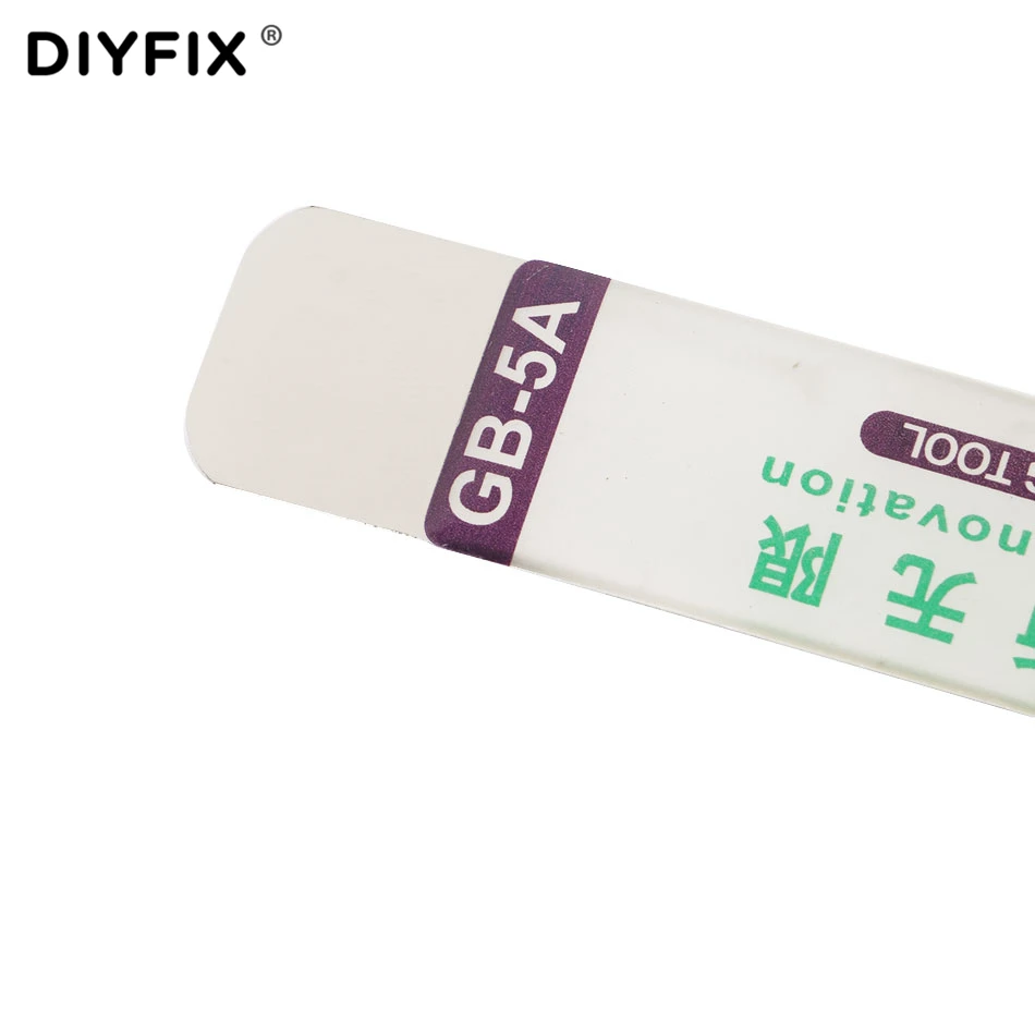 DIYFIX 2 قطعة لينة رقيقة الفولاذ المقاوم للصدأ شفرة حدق Spudger الهاتف اللوحي شاشة بطارية افتتاح أدوات ل فون باد سامسونج فتاحة