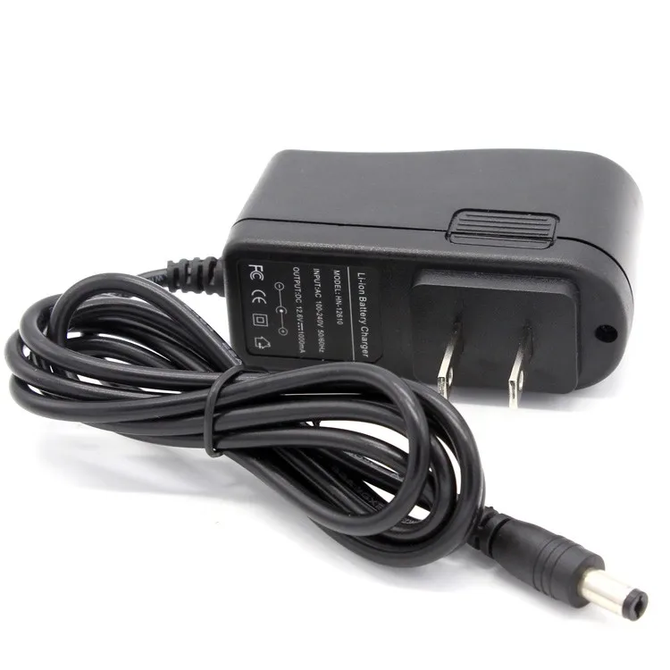 12 V Charger 12.6 v 1A 18650 Lithium Battery Charger DC 5.5 * 2.1 MM Polymer li- battery charger