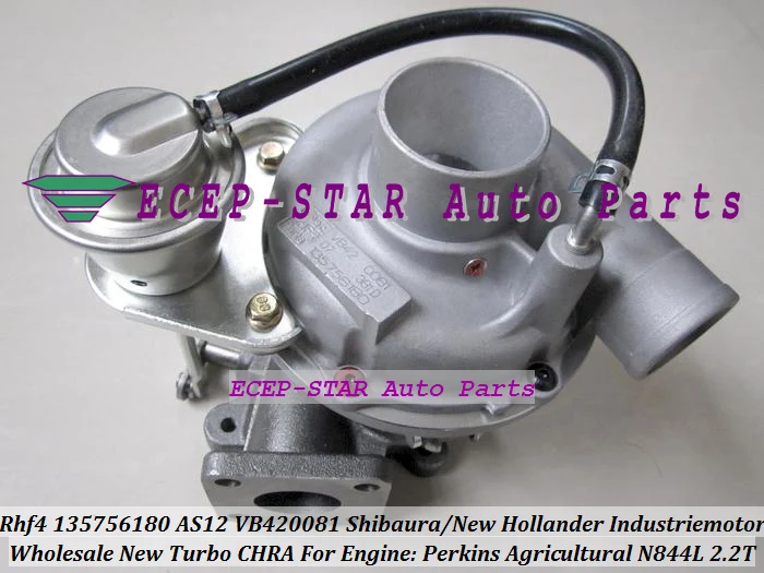 RHF4 VB420081 13575-6180 AS12 Turbocharger Turbo For New Hollander for SHIBAURA Industriemotor For Perkin s N844L N844L-T 2.2T