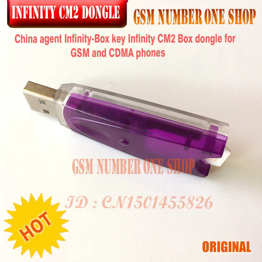 Original new China agent Infinity-Box Dongle Infinity CM2 Box Dongle for GSM and CDMA phones