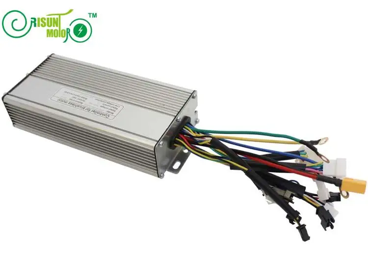 

Silver Control 24V 500W Brushless eBike Controller 9MOSFET 25A Regenerative and Reverse Function Scooter Bicycle Conversion Kits