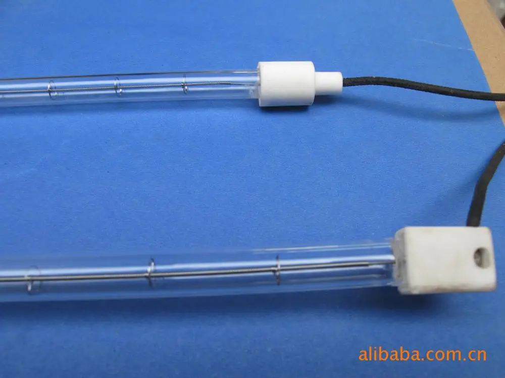 1000w medium wave IR emitter halogen tube lamp system infrared bulb quartz heating element