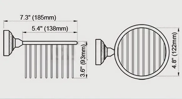 Imagem -03 - Suporte de Papel Higiênico Zd935 Suporte para Rolo de Papel Higiênico em Latão Antigo para Parede