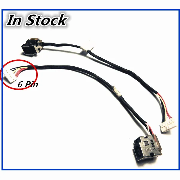 New Laptop DC Power Jack Charging Cable DC Charging Connector Port Wire Cord For HP DV6-1000 DV6-2000 G61 CQ61 DV7-2000 G71