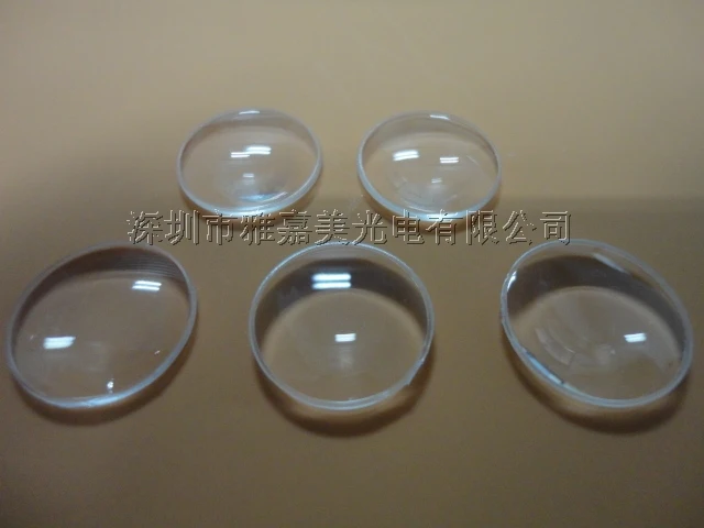 LED optical lens diameter 17mm Double Convex lens 1W 3W Reflector Collimator Lens, Projection lamp lens