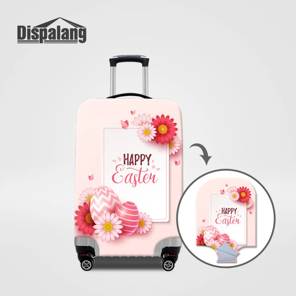 

Dispalang Christmas Gift Luggage Protective Covers For 18-30 Inch Case Cute Travel Elastic Suitcase Covers Size S/M/L