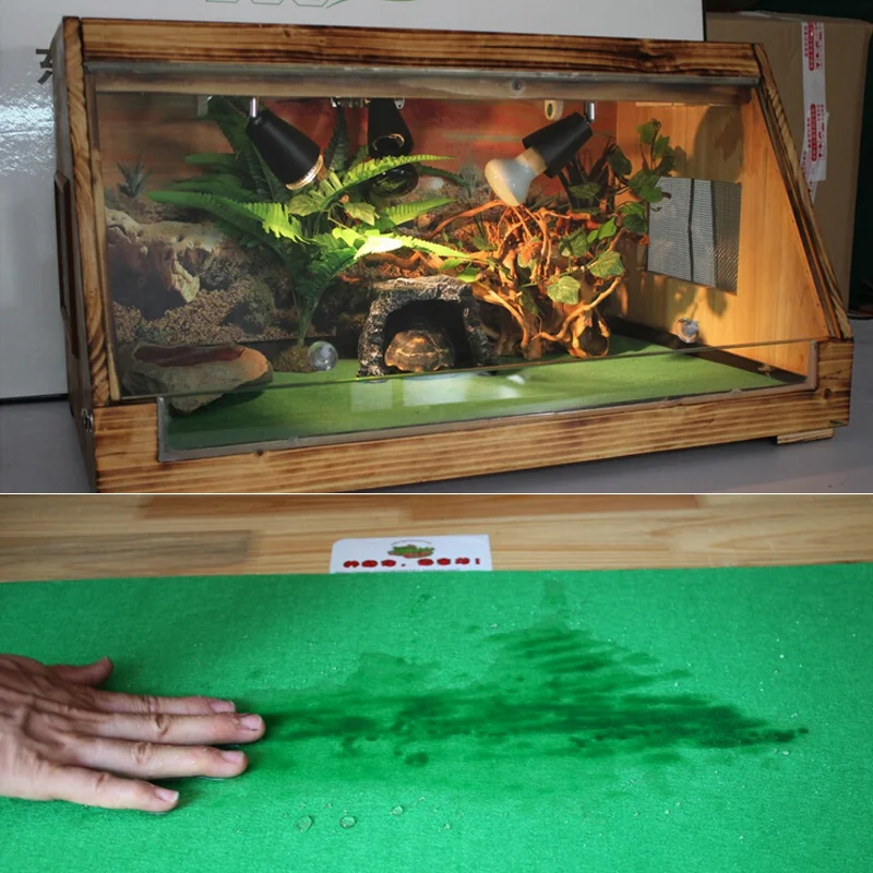 

Ковер для рептилий, змеи, ящерицы, террариум, большая мягкая клетка, пол, зеленый материал, увлажняющая нижняя подушка