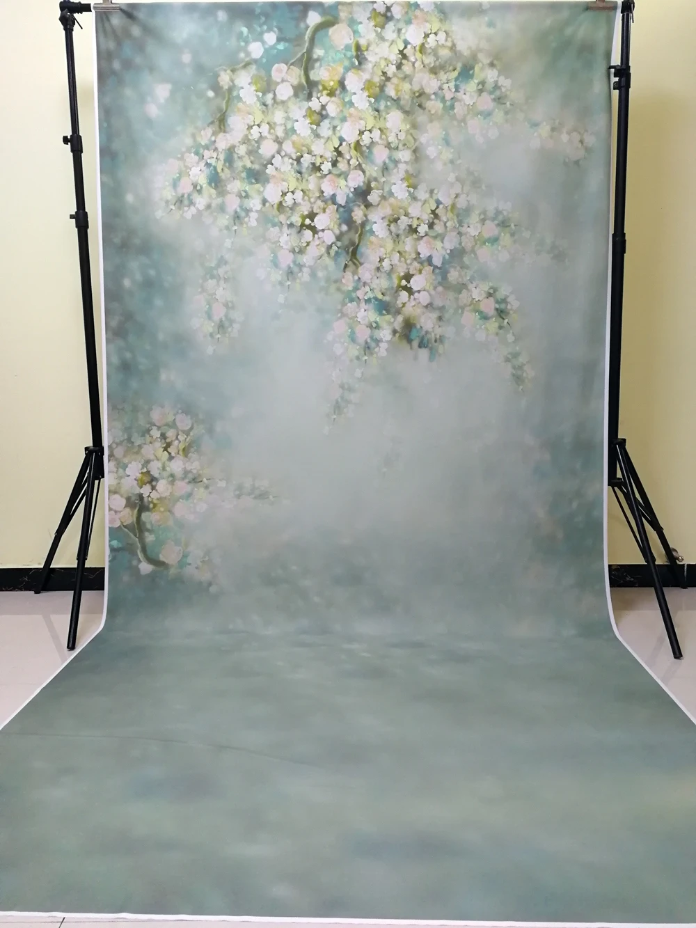 خلفيات للتصوير الفوتوغرافي صور خلفية صور خلفيات للصور استوديو كابينة تصوير الطابق الخشب الربيع الزهور الخضراء الفينيل حيلة