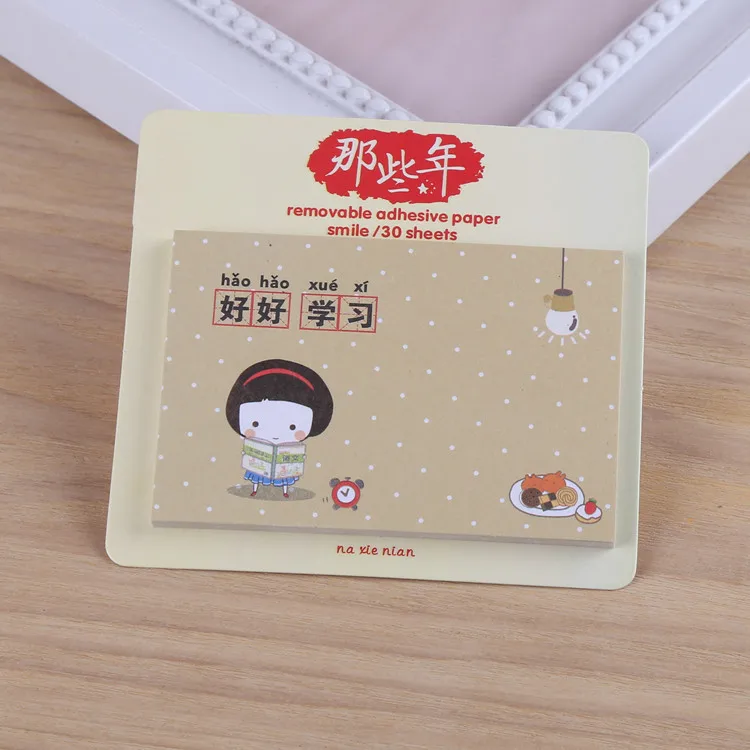 Can Be Sticky Cartoon Notebooks Korean Stationery School Supplies Wholesale Lovely Student Gifts N Times for Wholesale