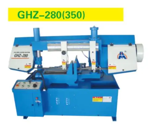 GHZ280 hydraulic cutting band saw metal sawing machine cutting machinery tools