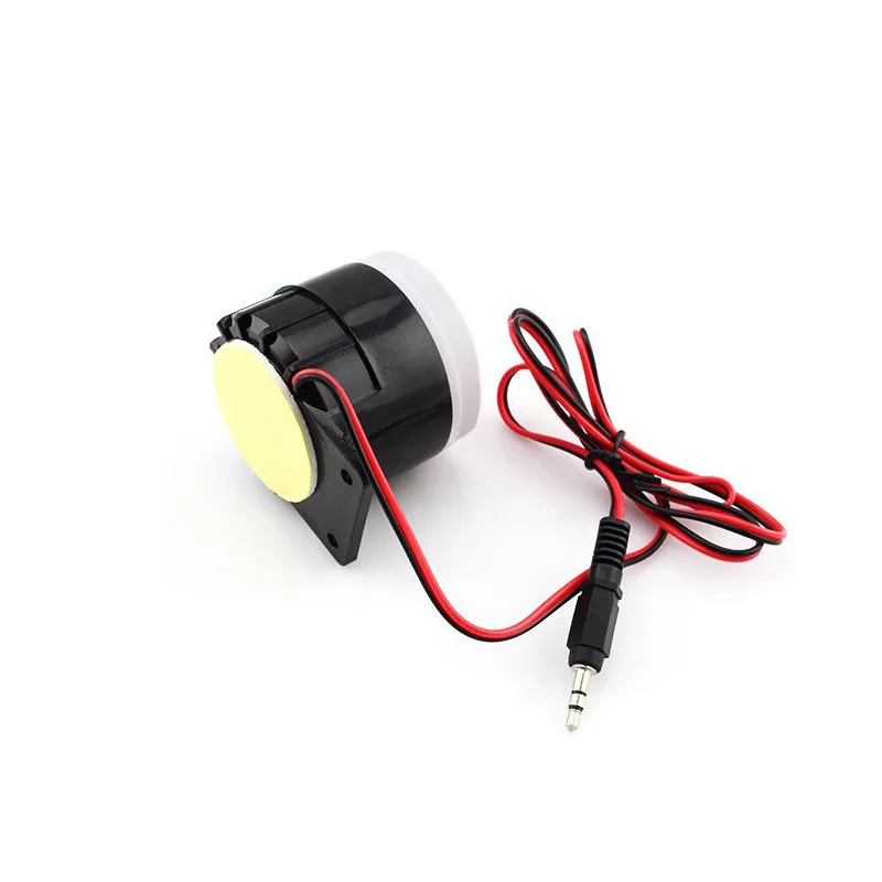 WOFEA 130db Wired Mini Sound Alarm Siren Horn for Alarm System Work with DC5V 9V 12V