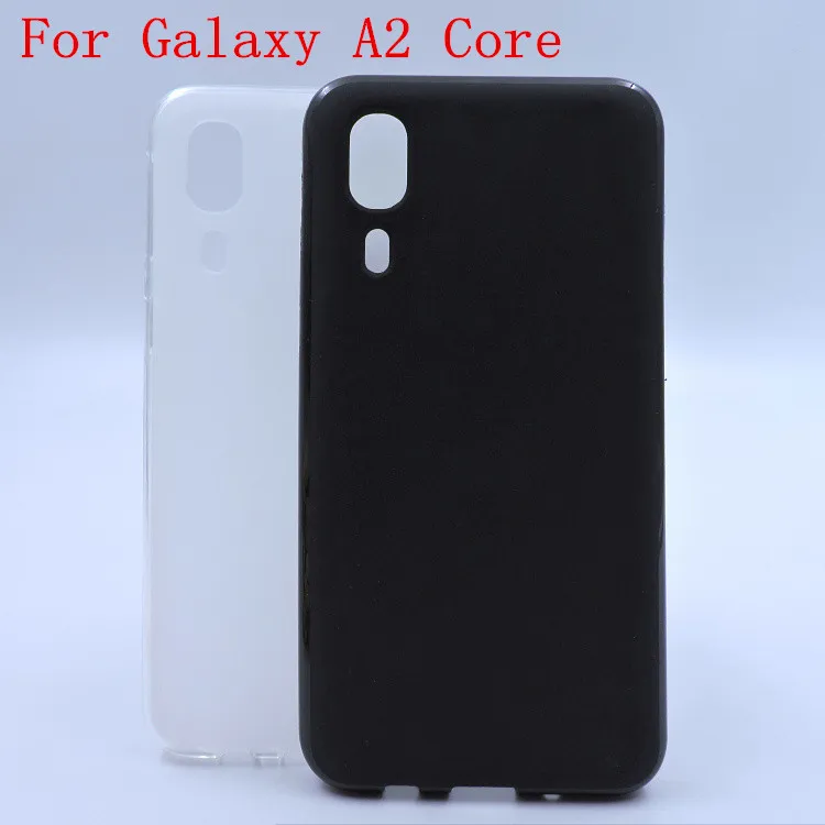 Matte Soft TPU Case For Samsung Galaxy A2 Core A2Core Silicone Ultra Thin Slim Black Nature Back Cover