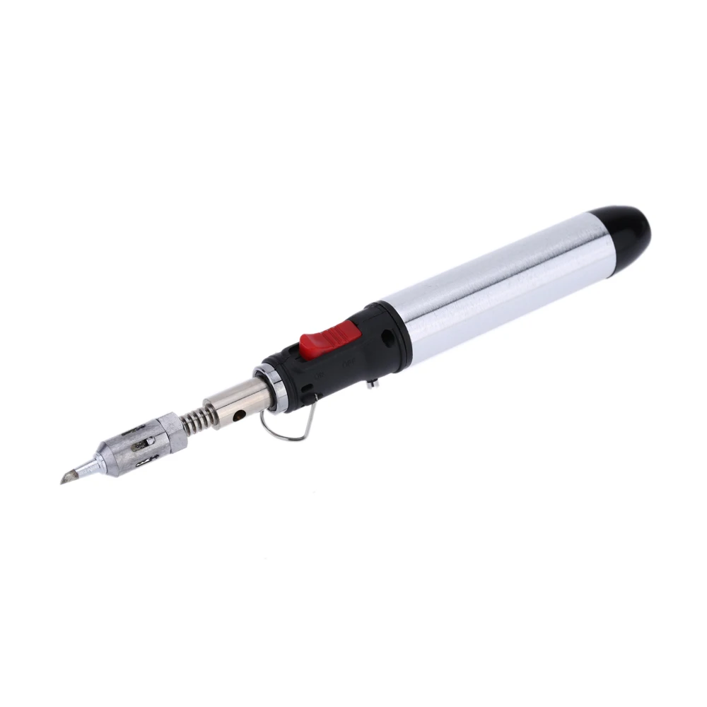 

Flame Butane Gas Soldering Iron 12ML Pen Torch Tool 1300 Degrees Portable Heat Gun Welding Equipment For Outdoor