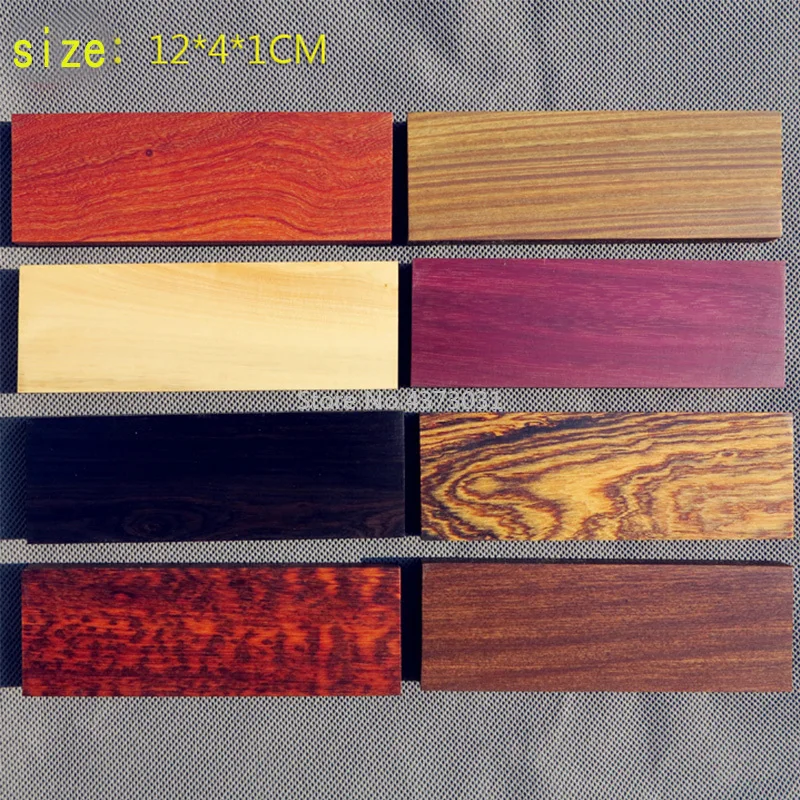 1piece blanks wood For DIY Knife handle Patch material DIY Wooden handicraft material 120x40x10mm