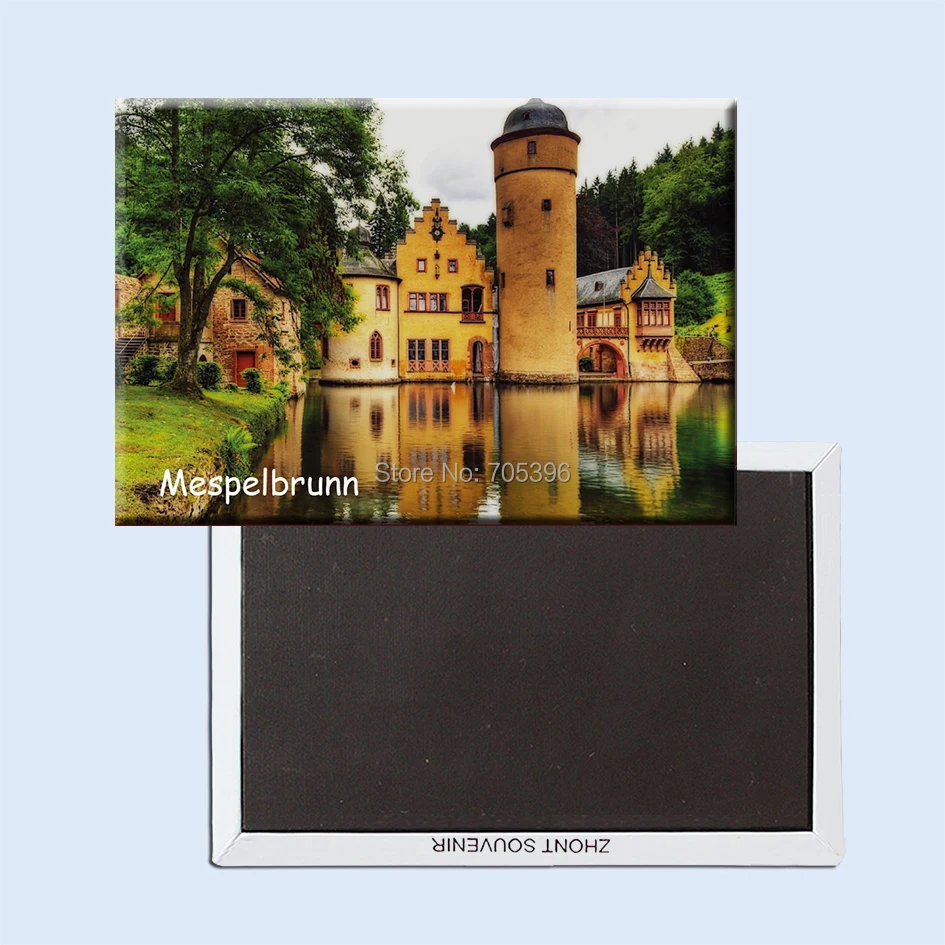 

Mespelbrunn-Castle-Germany Fridge Magnet,Souvenir Gifts 20976