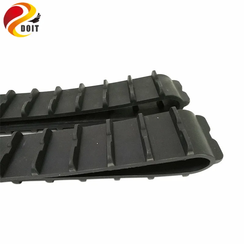 Rubber Track for robot Tank car chassis Model transmission belt for tractor crawler caterpillar chase  diy tracked wheel