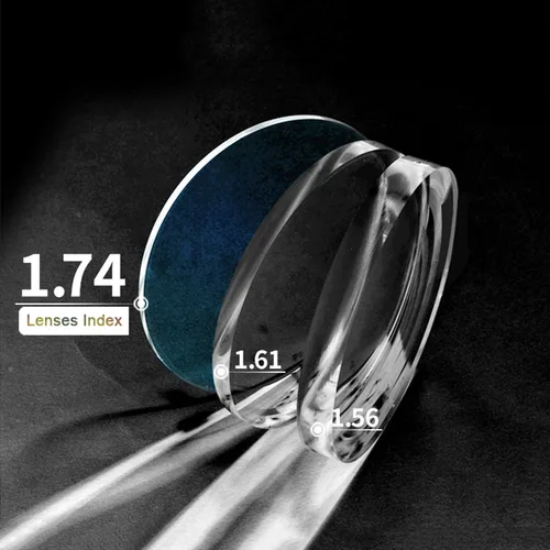 Imagen 2 del producto Gafas ópticas de visión única, lentes graduadas para miopía/hipermetropía/presbicia, lentes de resina CR-39 con revestimiento