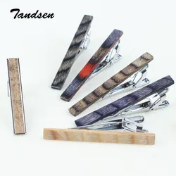 Normal Mens Wood Necktie Tie Clip Pin Skinny Glossy Clasp Copper Bar Wedding Slim Ties Clips Suits Accessories Jewelry
