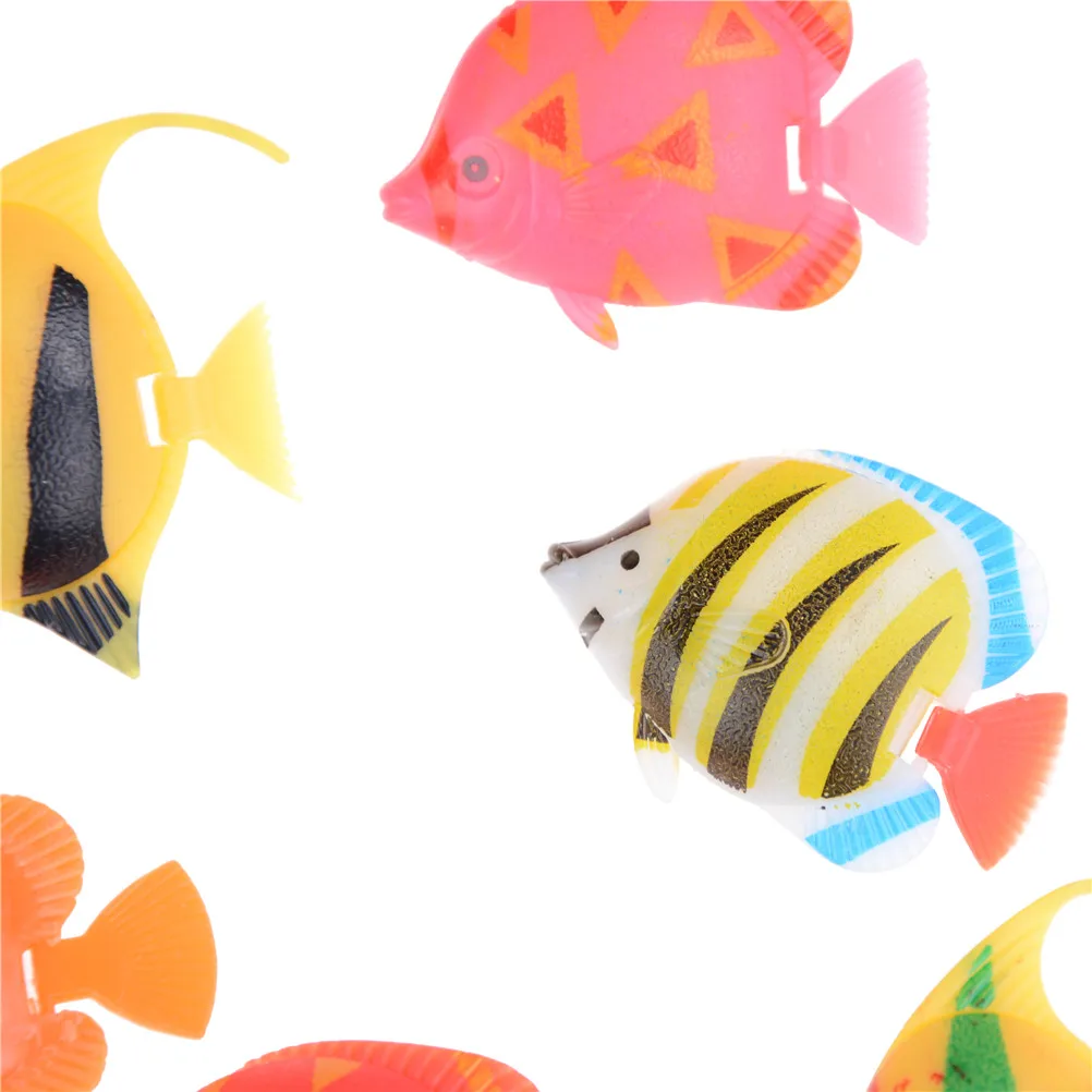 Learning & Education Bath Toy Baby Toys Fish For Fishing Tank Decorating Fish Kids Bathtime toy Classic Toys Random Color