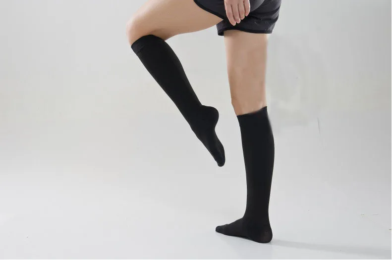 Medical Compression Socks Varicose Veins 20-30mmHg Elastic Nursing Socks Compression Under Knee Socks