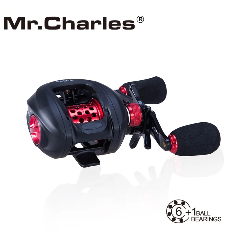 MR.Charles NBC 6BB+RB T-REX Baitcasting Reel Left/Right Hand Bait Casting Fishing Reel Bearing Baitcasting Fihsing Reels