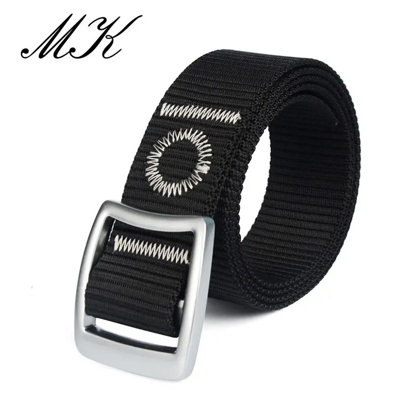 Maikun Nylon Belts for Men High Quality Waistband Tactical Clothing Male Belt Metal Buckle Male Strap for Jeans