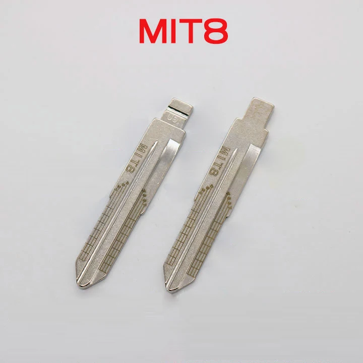 

MIT8 Engraved Line Key Blade For Mitsubishi Pajero Chery QQ Scale Shearing Teeth Cutting Key Blank (No 5)