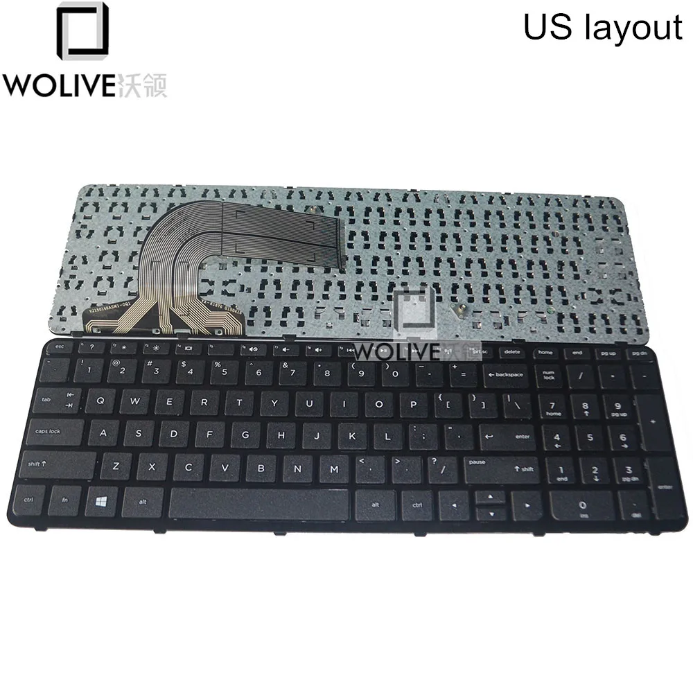 Wolive New Keyboard for DELL N4110 N4120 M4110 N4050 M4040 N5050 M5050 M5040 N5040 English Keyboard US