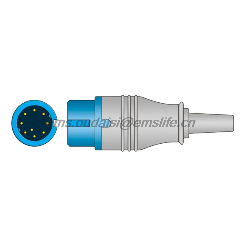 

SPO2 Connector of SPO2 sensor for Biolight A8 9pin patient monitor