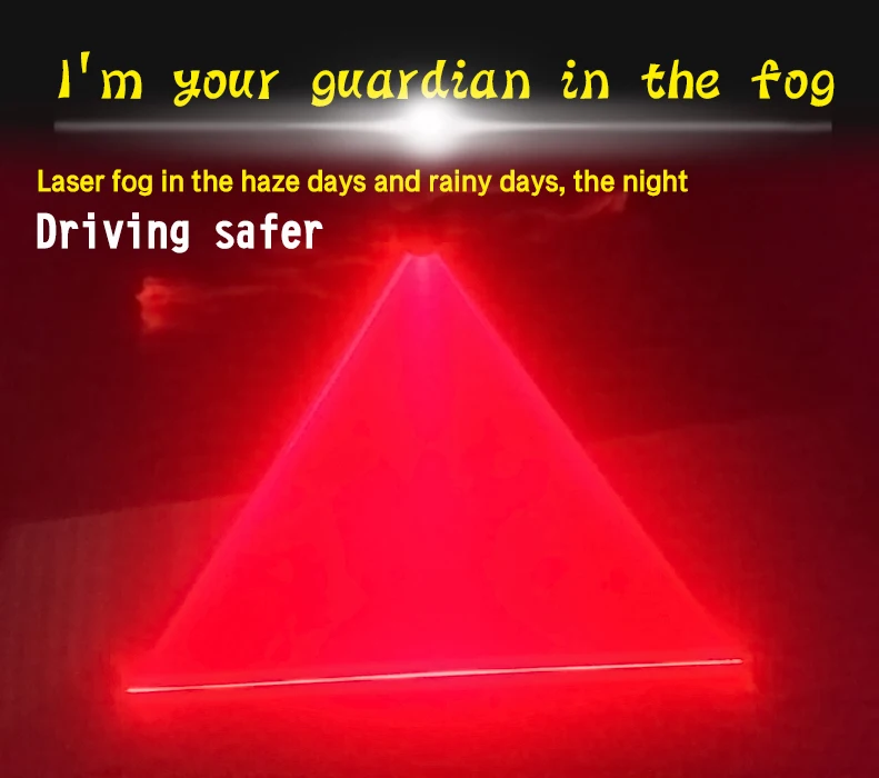New Anti-Fog Car Laser Light Anti-collision laser LED Laser Fog Light Car safety Warning Radiation parking Light New car styling