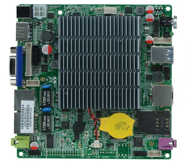 Size 12cm 12 Cm Nano Itx Motherboards J1900 Cpu Fanless Mini Pc Motherboard Lvds 12v Usb3.0 Motherboards AliExpress