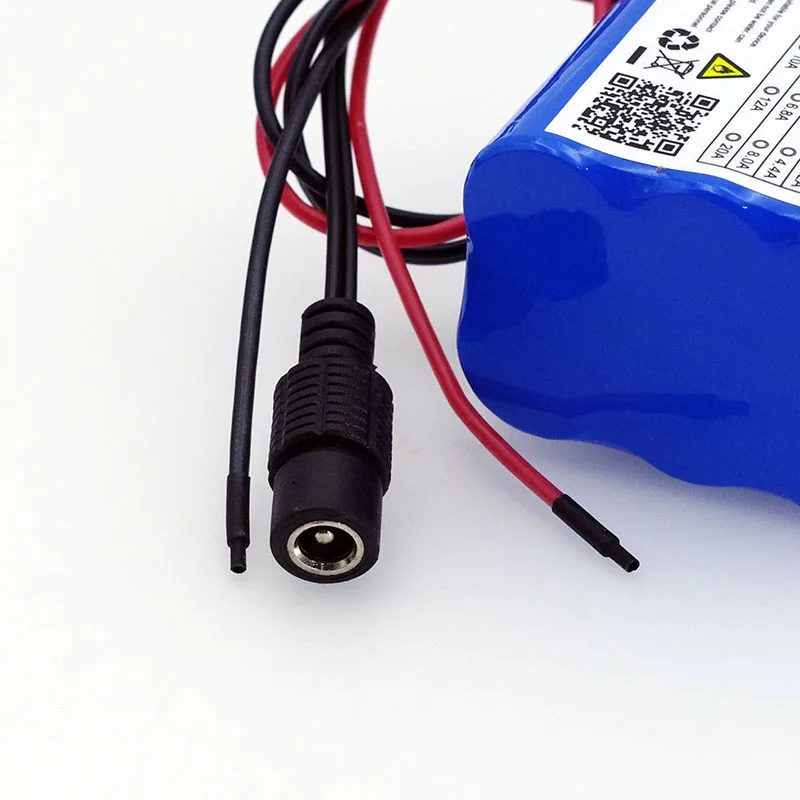 Protect 12 V 4.4 Ah 4400mAh 18650 Rechargeable battery with BMS Lithium Battery pack Protection Board + 12.6V 1A Charger