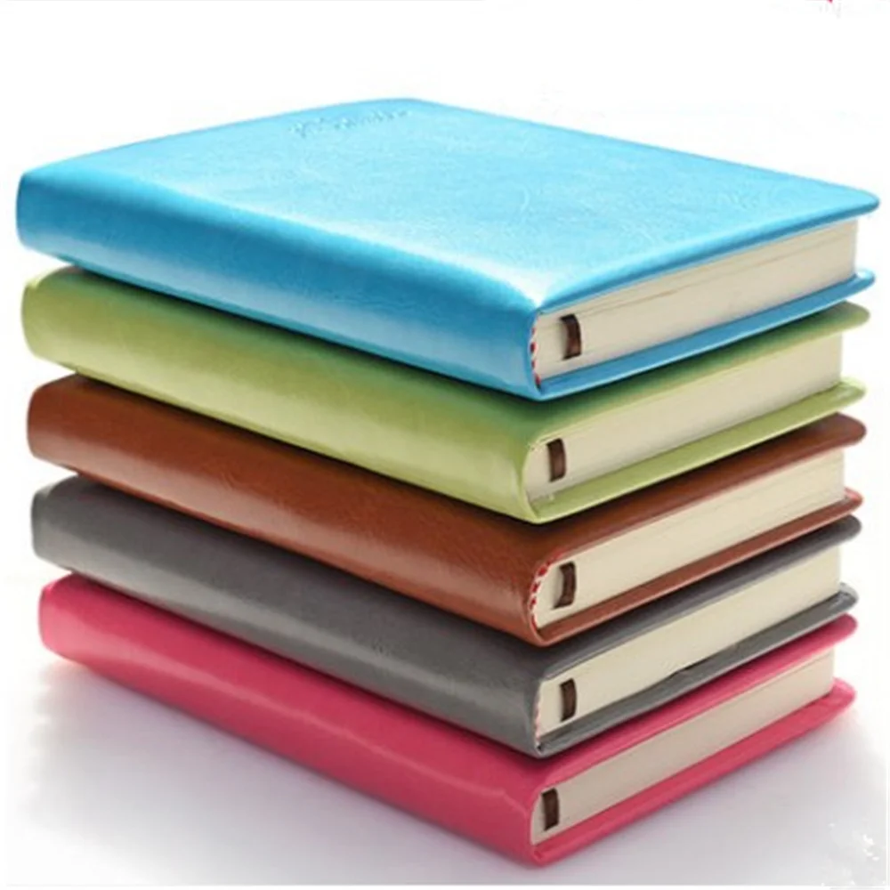 one Pieces High Quality A5 Notebook Faux Leather Business Composition Book Office Supplies