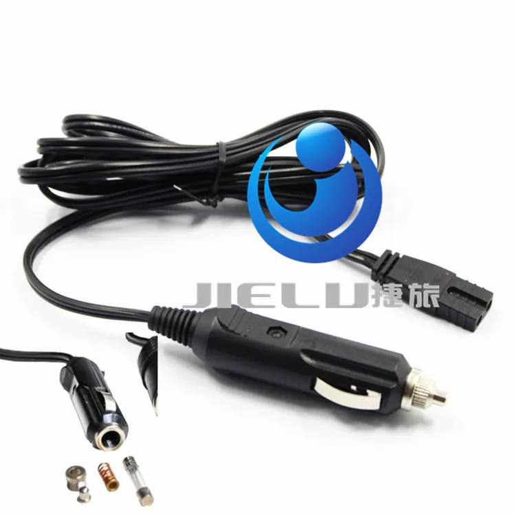 12V 24V DC Cooler Box MINI FRIDGE Cable With Cigar Plug For WAECO NFA About 1.6