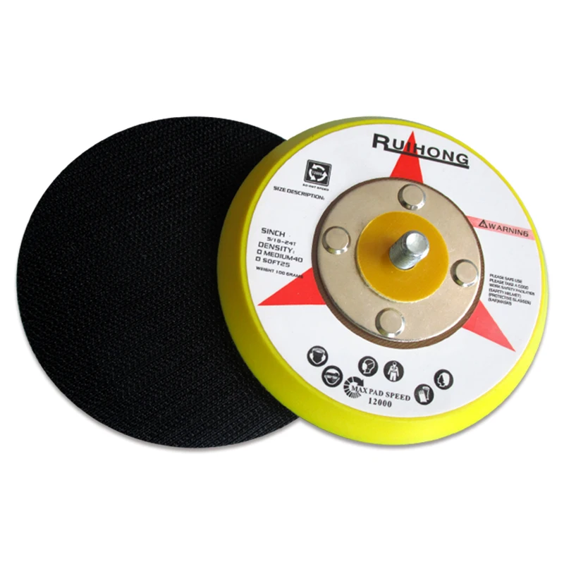 4 Inch 100mm Hook & Loop Sanding Backup Pad Sanding Pad  5/16