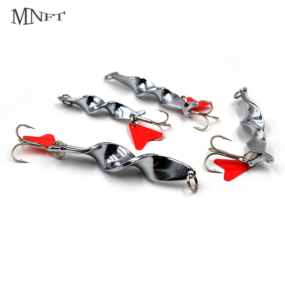 

MNFT 2Pcs Special Spiral Design Spoon Lures 10g 14g 21g 28g Fishing Lure Metal Sequins Spinner Hard Bait Spiral Metal Spoon