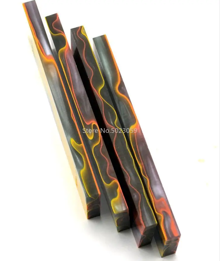 1pc Knife Handle Making Material Color Cloud Pattern PMMA  Acrylic Template Board for DIY Knife Handle Material Craft Supplies