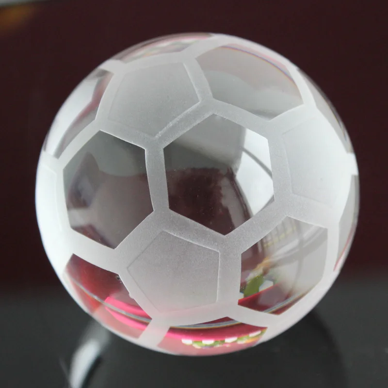 High Quality 50mm Asian Rare Quartz Crystal Sport Saphere Glass Award Ball For  Sports Competition Awards/ Kids Birthday gifts