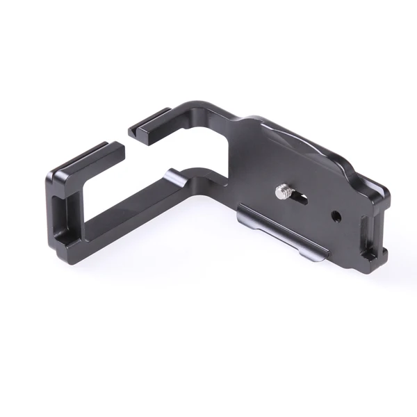 Kim loại L-hình Vertical bắn Quick Release Tấm/Máy Ảnh Bracket Chủ Grip cho Canon EOS 7D Đen