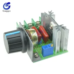 AC 220V 2000W Motor Speed Controller SCR Voltage Regulator Dimming Dimmers Thermostat Motor Controller