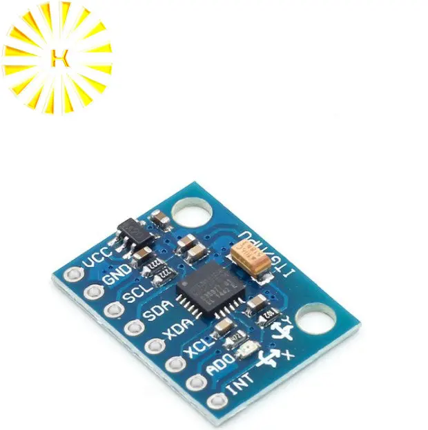 GY521 GY 521 GY-521 MPU-6050 Module MPU6050 Module 3 Axis Analog Gyro Sensors 3 Axis Accelerometer Module DIY KIT Connector