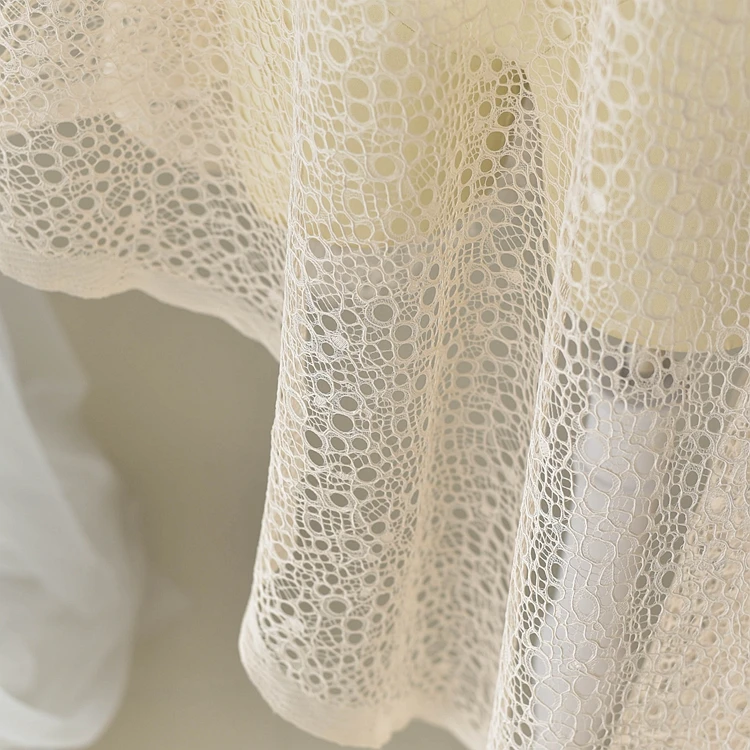 Car bone overlap openwork lace fabric wedding dress fabric handmade diy material clothing decoration accessories
