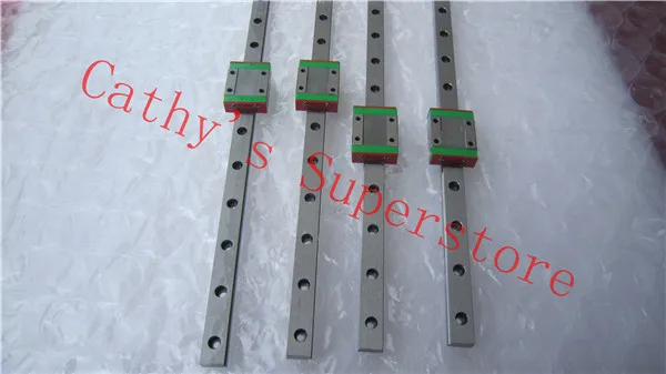 

linear rail hiwin Original HIWIN Brand Linear Guide HGR20R500mm rail + 2pcs HGW20 CA Flange Blocks