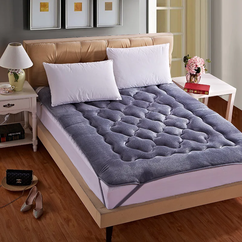 

Hotels Soft Tatami Thick Warm Foldable Single Or Double Mattress Fashion NEW Topper Quilted Bed