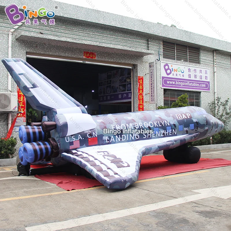 

8x5.7x3.2m Giant Inflatable Airplane / Inflatable Airplane Decorations / Advertising Inflatable Aircraft -Toy